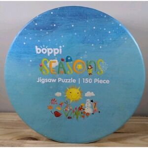 Boppi Kids 150-Piece Round "Seasons" Puzzle – New & Sealed – Laura Watson Art